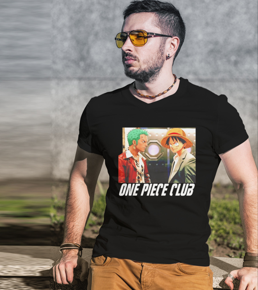 One Piece Club Roronoa Zoro Monkey D Luffy T-Shirt