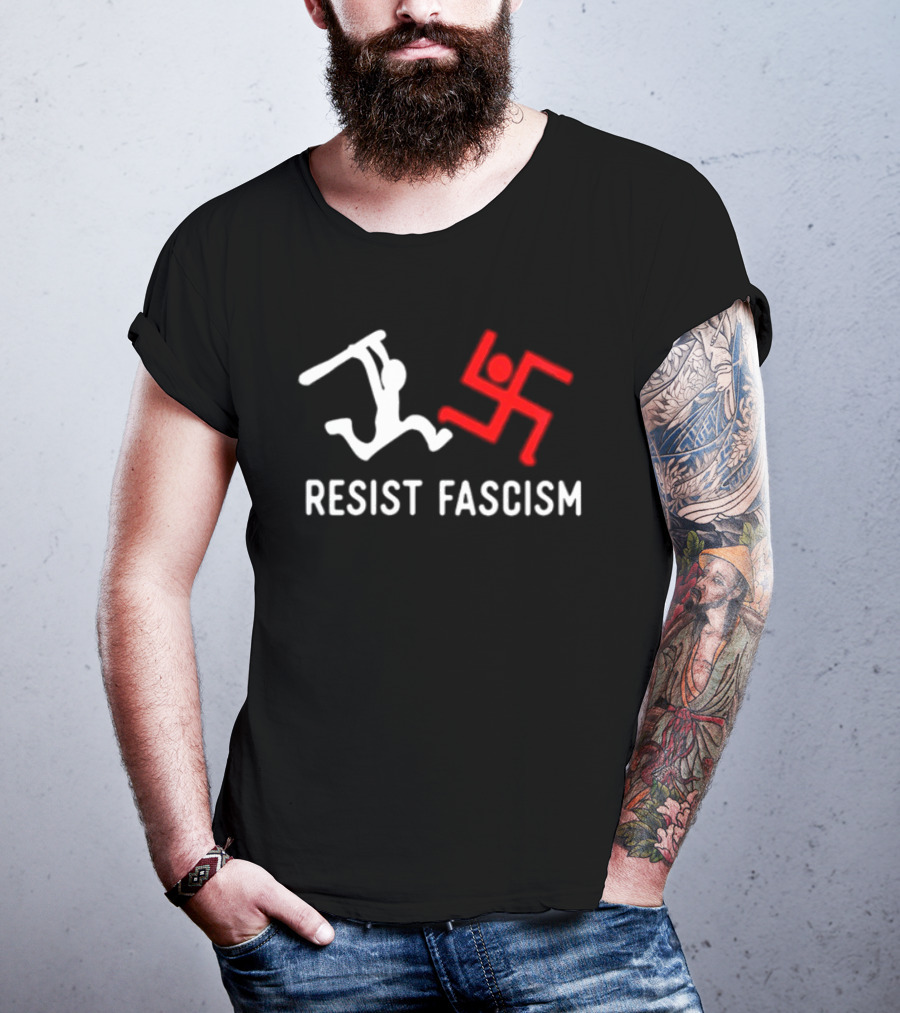 Resist Fascism Anti Nazi Anti Fascist Equality T-Shirt
