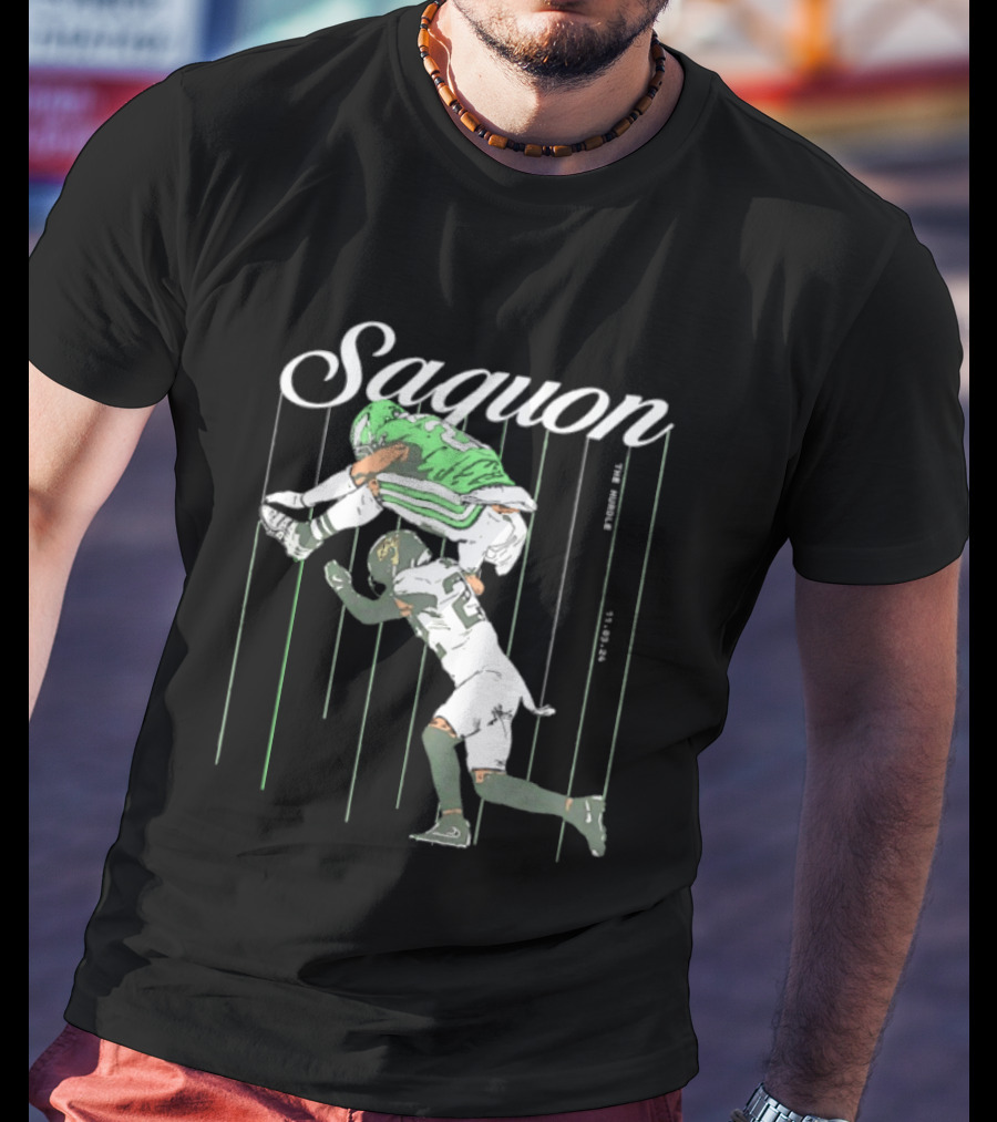 Saquon Barkley Backwards Hurdle Against Philadelphia Eagles T-Shirt