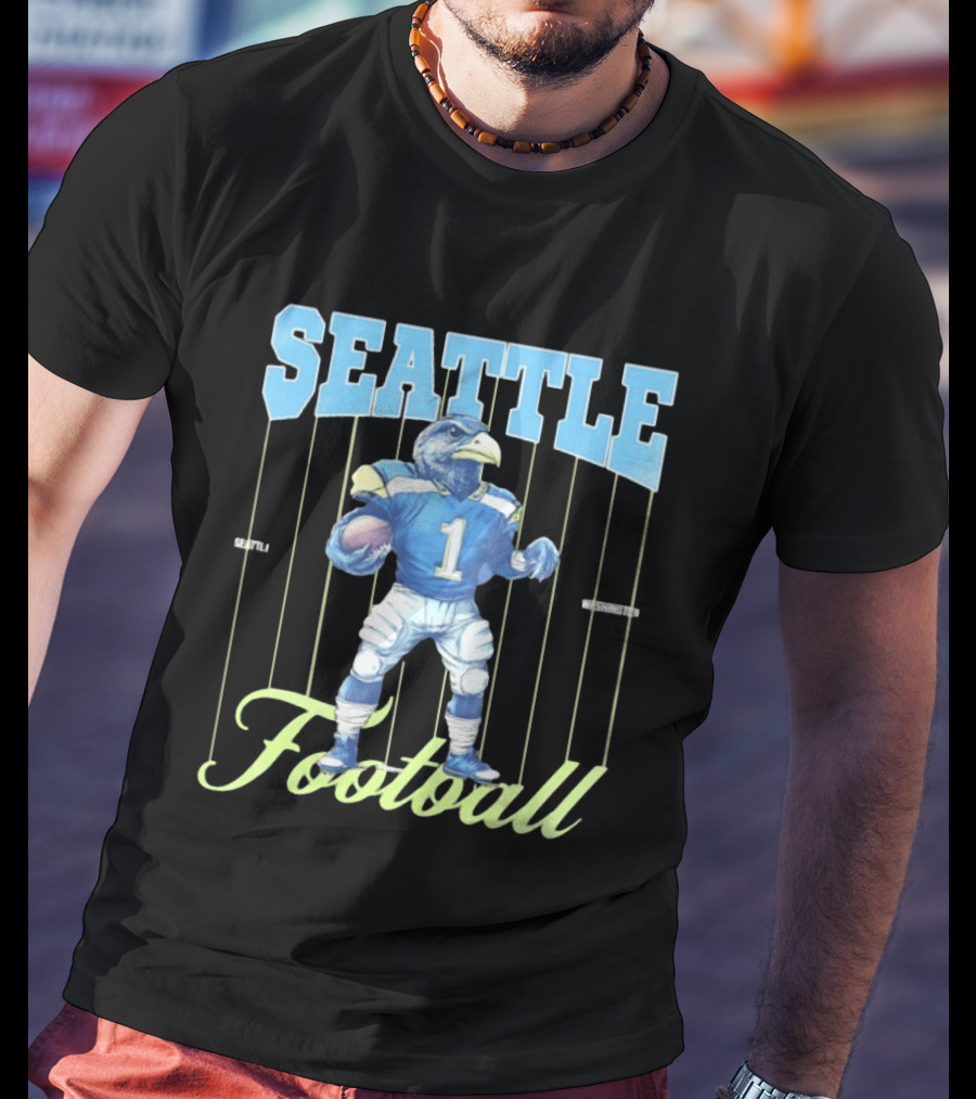 Seattle Seahawks 1 Seattle Washington Football Bird T-Shirt