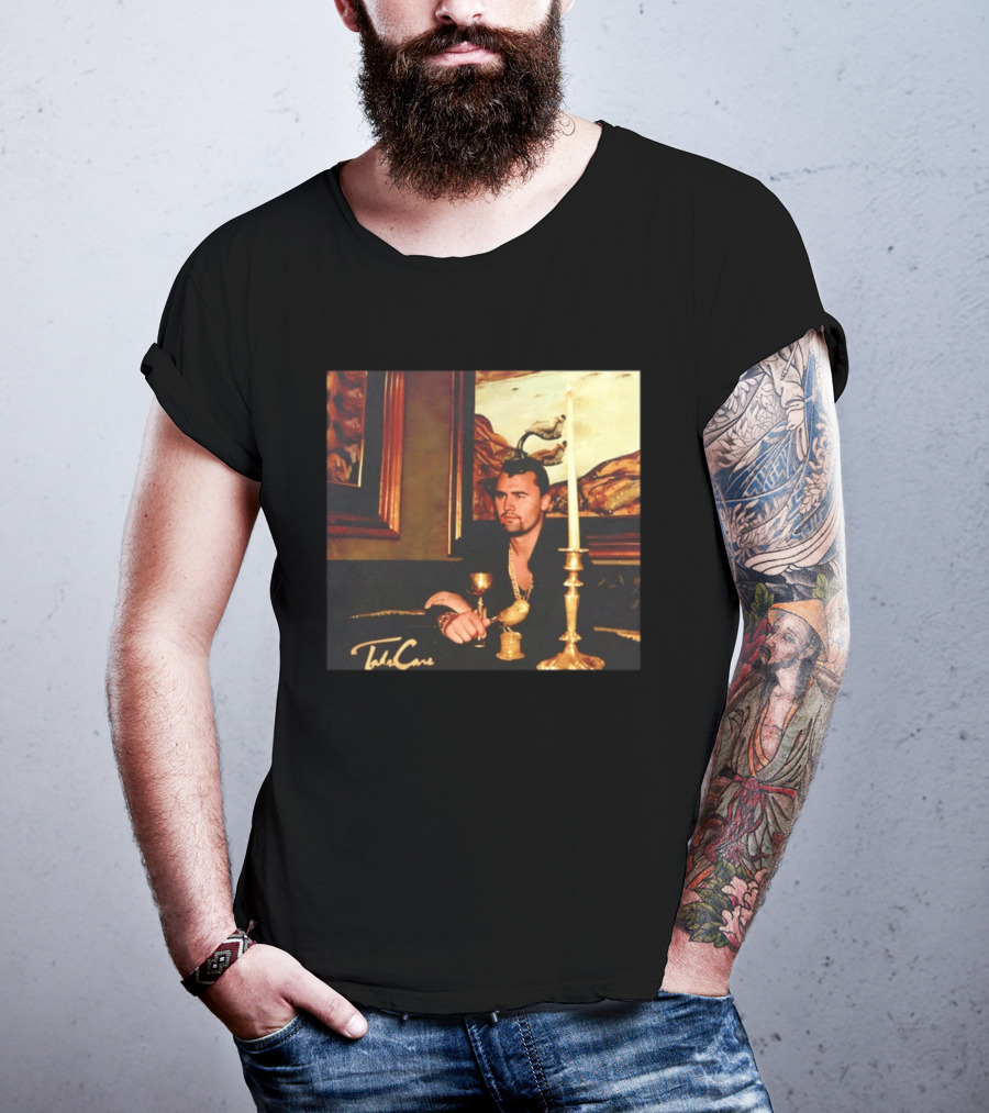 Take Care Charlie Kirk Drake Album Parody Candlelit T-Shirt