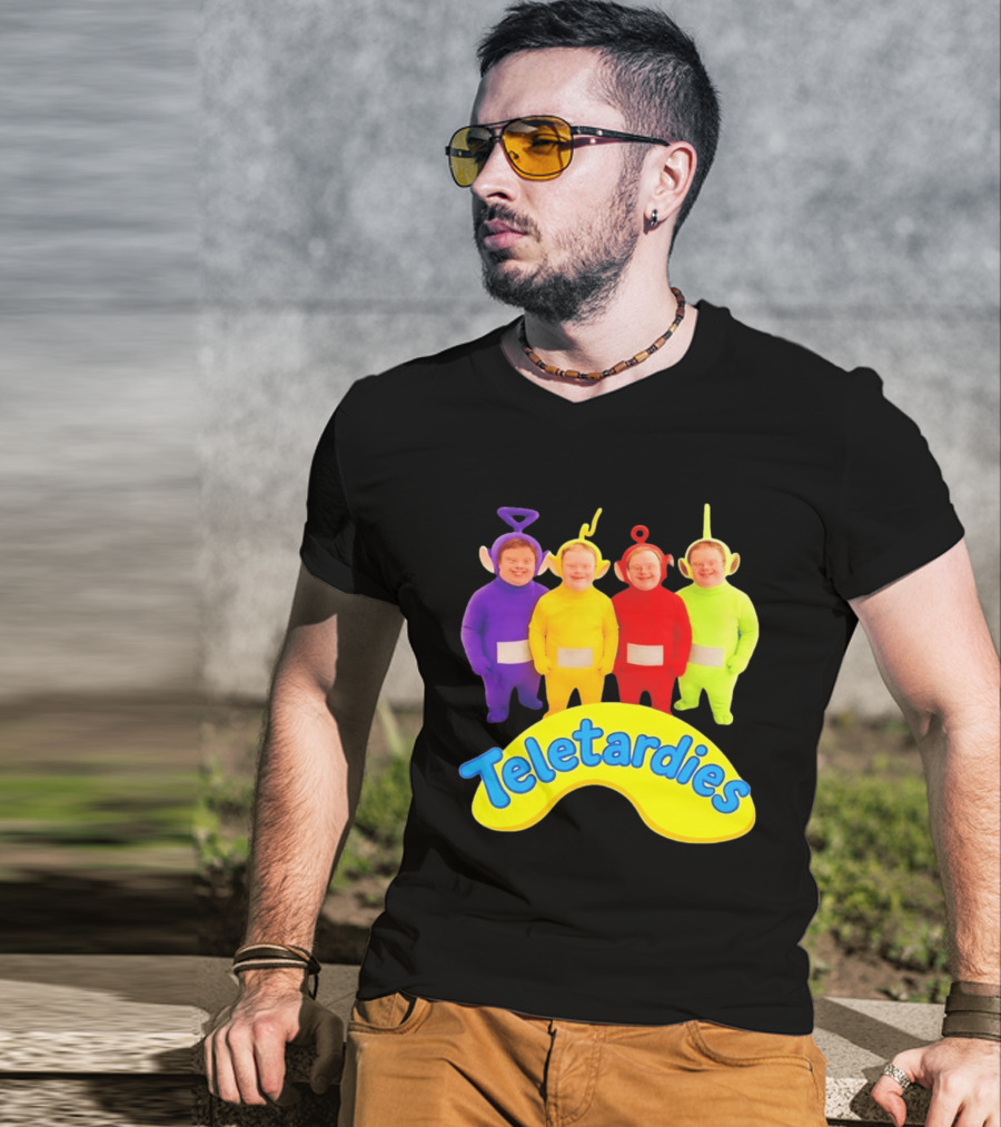 Teletardies Teletubbies Down Syndrome T-Shirt