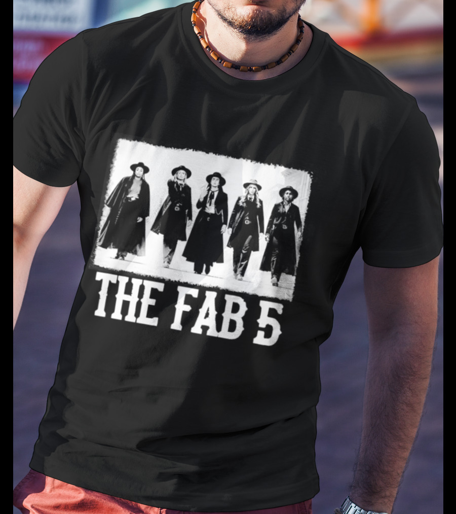 The Fab 5 Feverstone Indiana Fever Women's Basketball Team T-Shirt