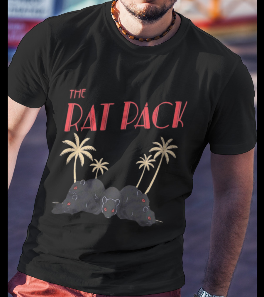 The Rat Pack Florida Panthers Hockey Team Vintage Rats And Palms T-Shirt