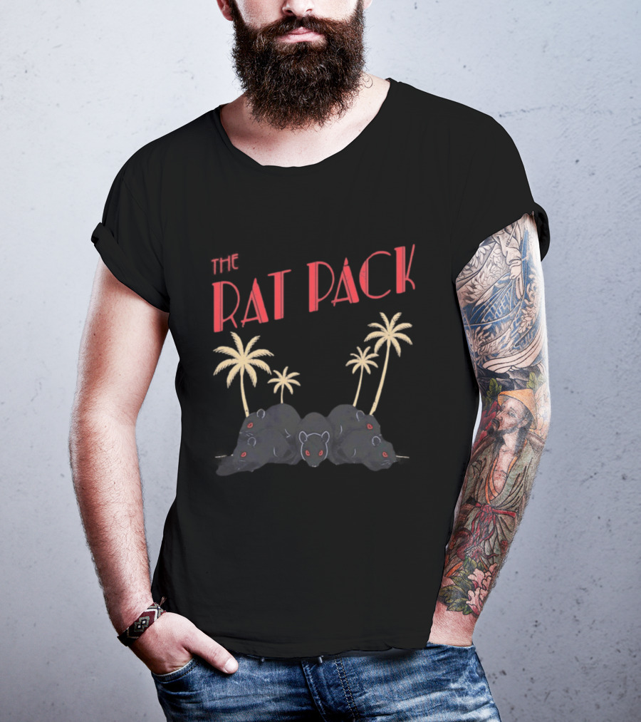 The Rat Pack Florida Panthers Hockey Team Vintage Rats And Palms T-Shirt