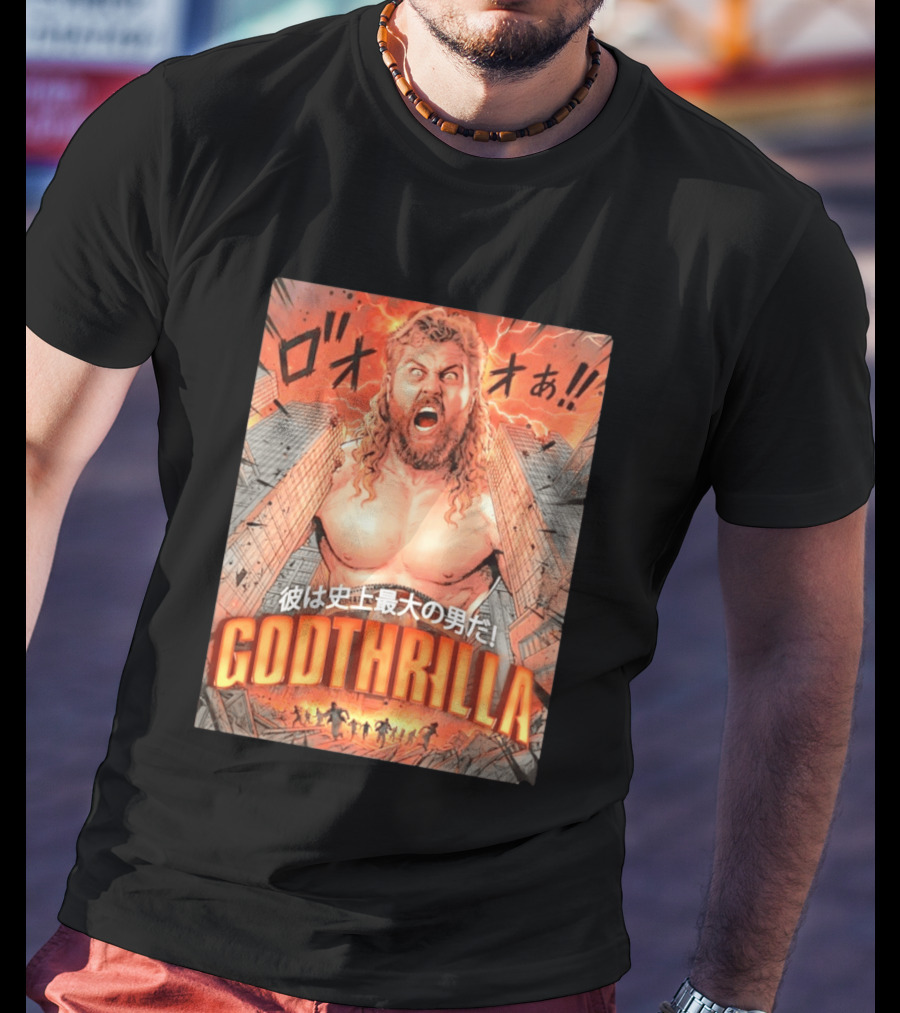 Thrillbilly Silas Mason Godthrilla Comic Style Explosion Scene T-Shirt