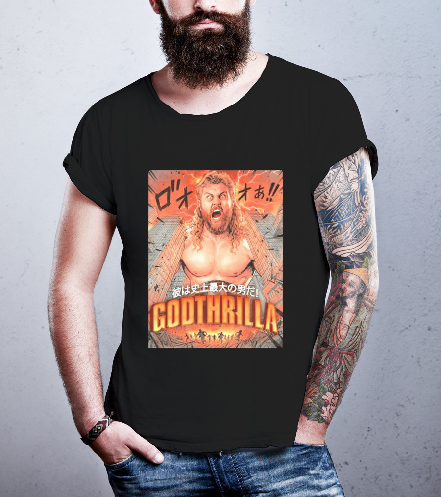 Thrillbilly Silas Mason Godthrilla Comic Style Explosion Scene T-Shirt