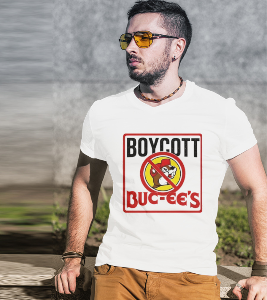 Boycott Buc Ee's Gas Station Protest No T-Shirt