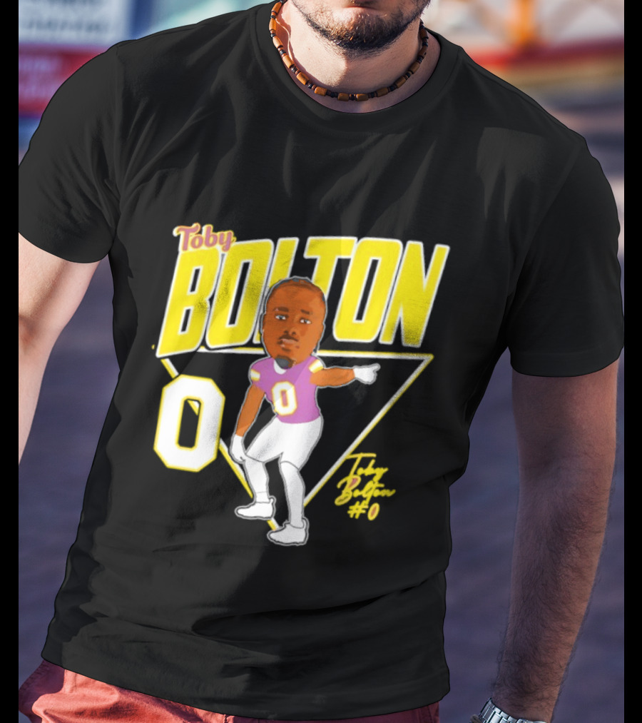 Toby Bolton 0 Caricature Tennessee Tech Football T-Shirt