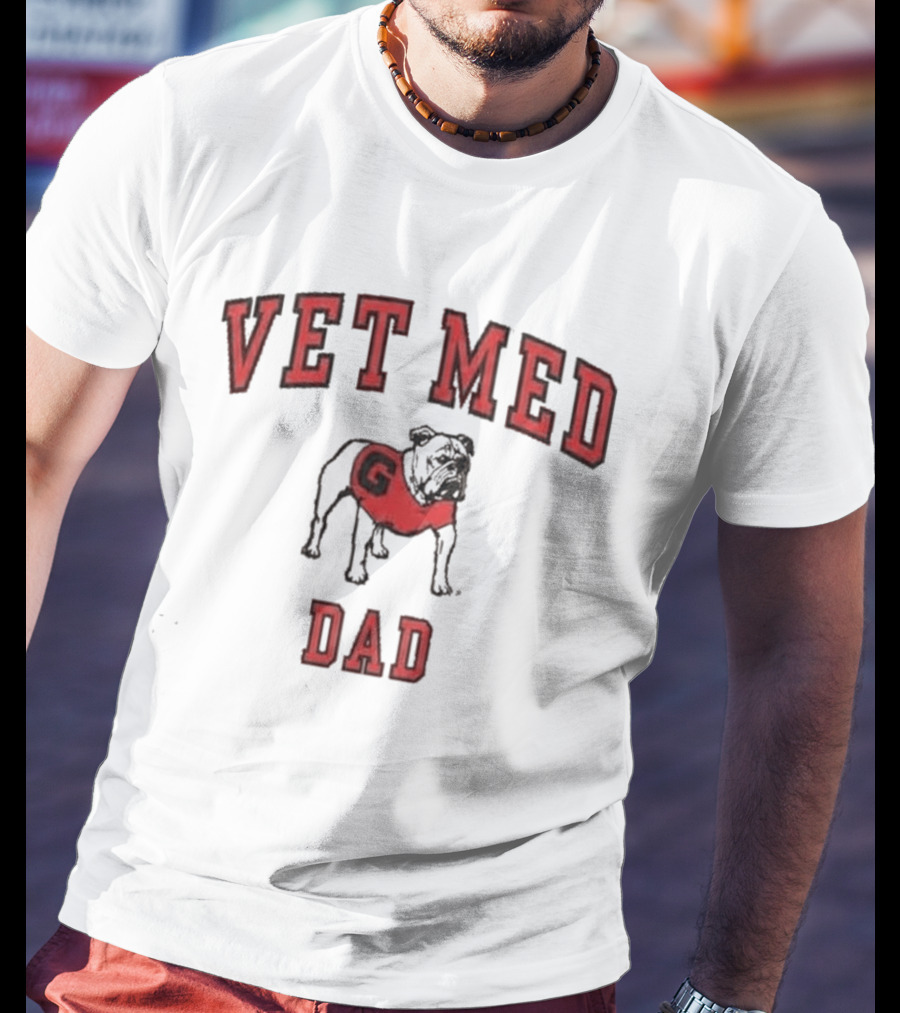 Vet Med Dad Bulldog G T-Shirt
