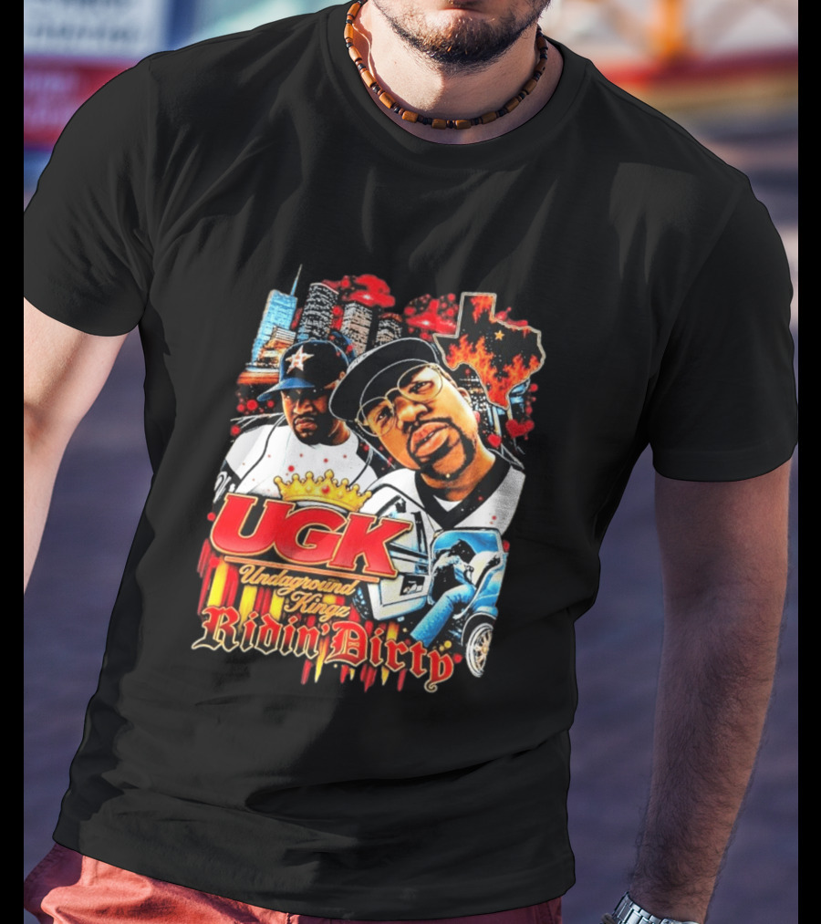 UGK Underground Kingz Ridin' Dirty Texas Rap Legends T-Shirt