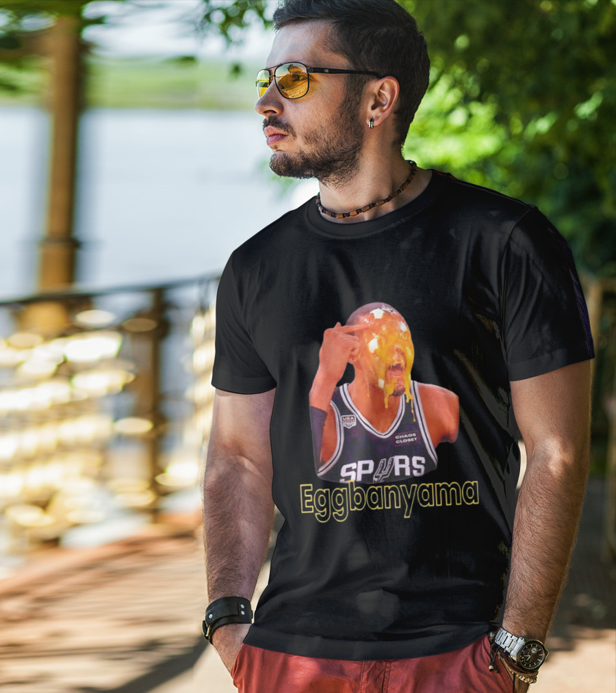Eggbanyama Spurs Basketball Chaos Closet T-Shirt