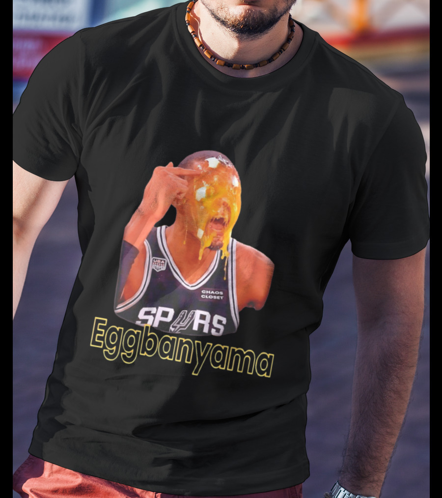 Eggbanyama Spurs Basketball Chaos Closet T-Shirt