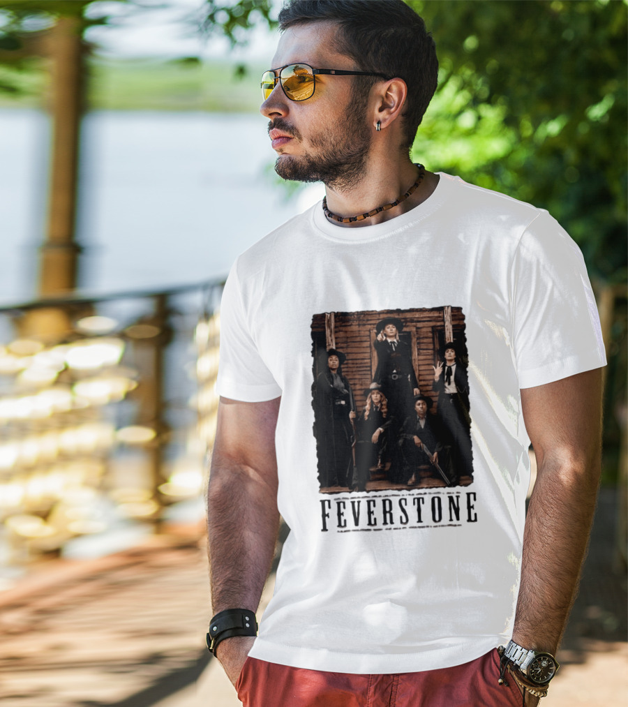 Feverstone Indiana Fever WNBA Basketball Team Western T-Shirt