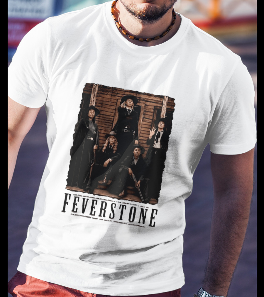 Feverstone Indiana Fever WNBA Basketball Team Western T-Shirt
