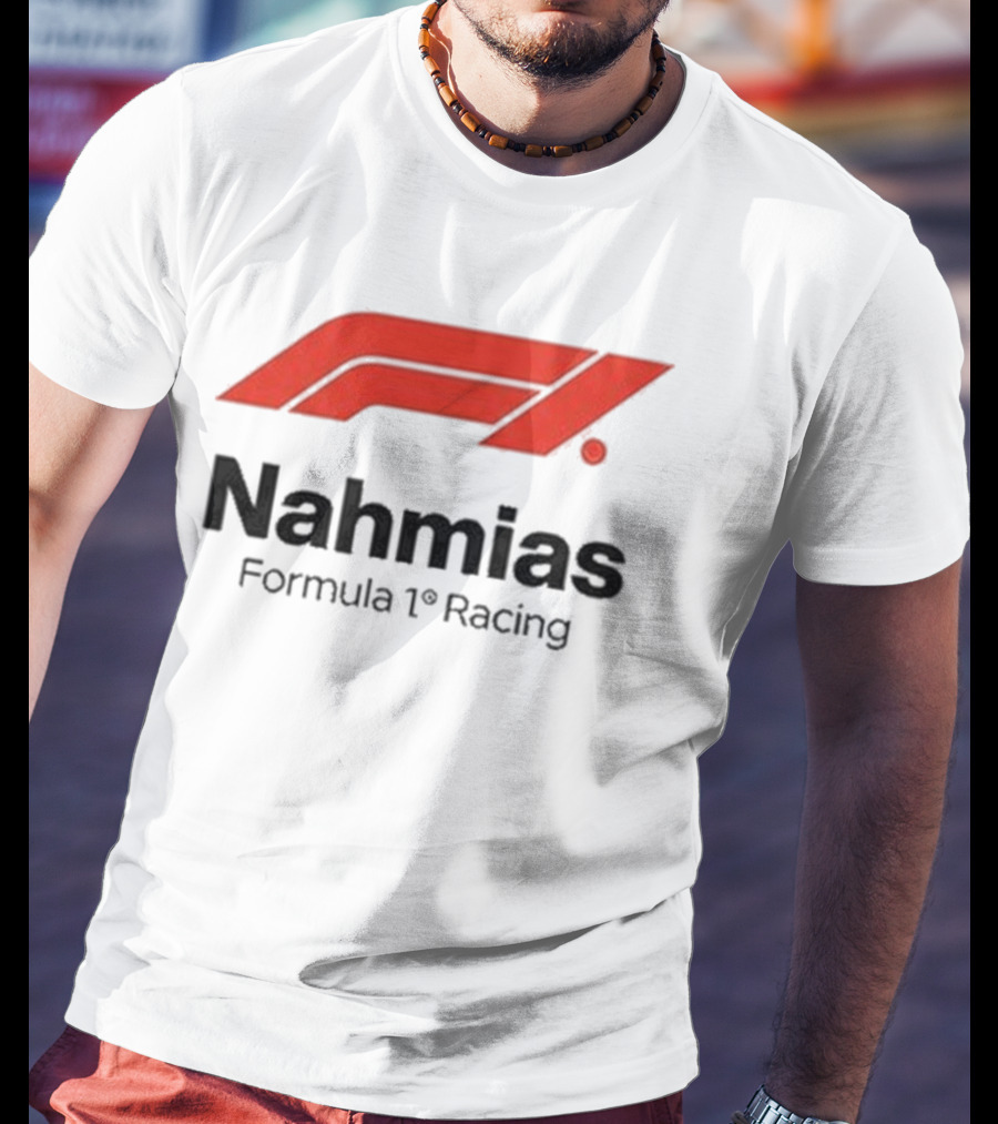 Nahmias Formula 1 Racing Kento Nagao F1 White T-Shirt