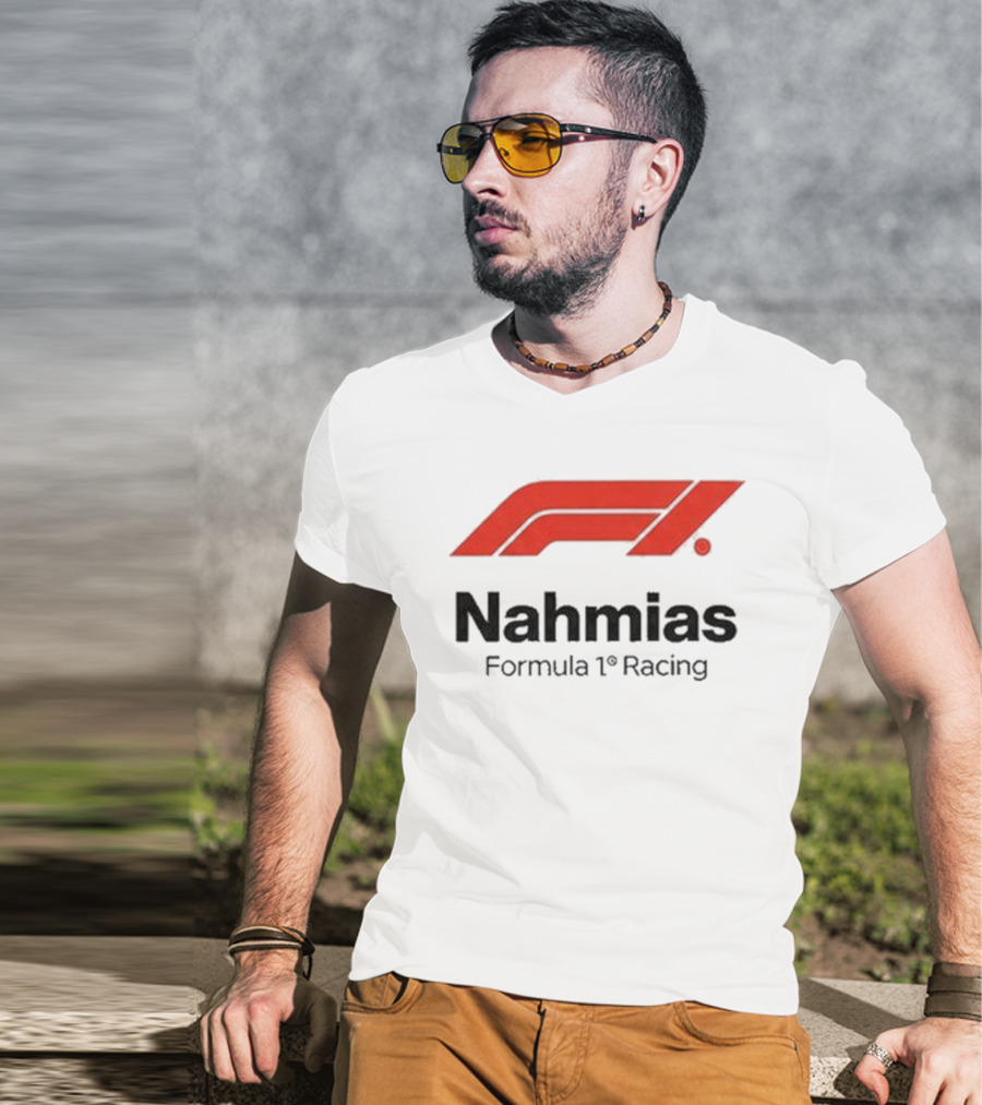 Nahmias Formula 1 Racing Kento Nagao F1 White T-Shirt