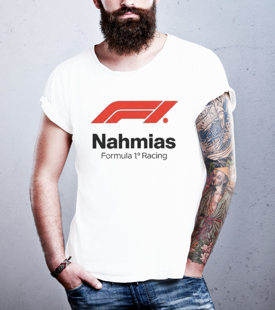 Nahmias Formula 1 Racing Kento Nagao F1 White T-Shirt