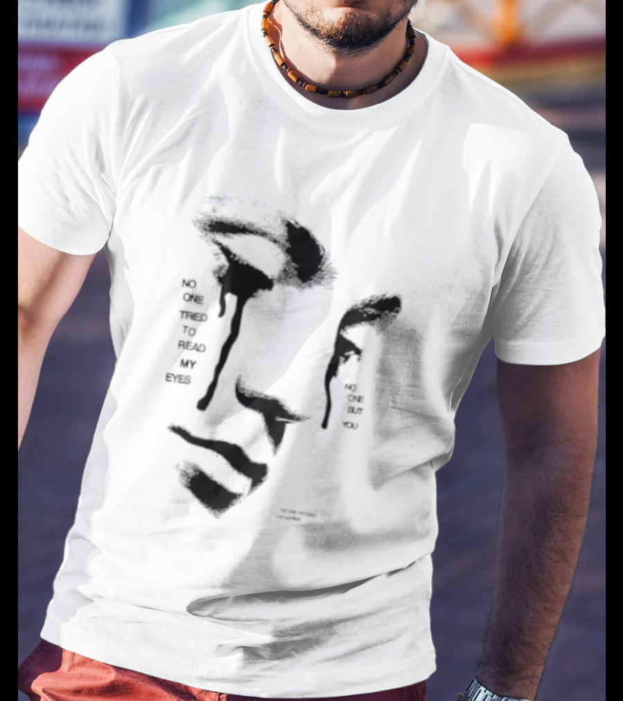 No One Tried To Read My Eyes The Marias Stylized Face T-Shirt