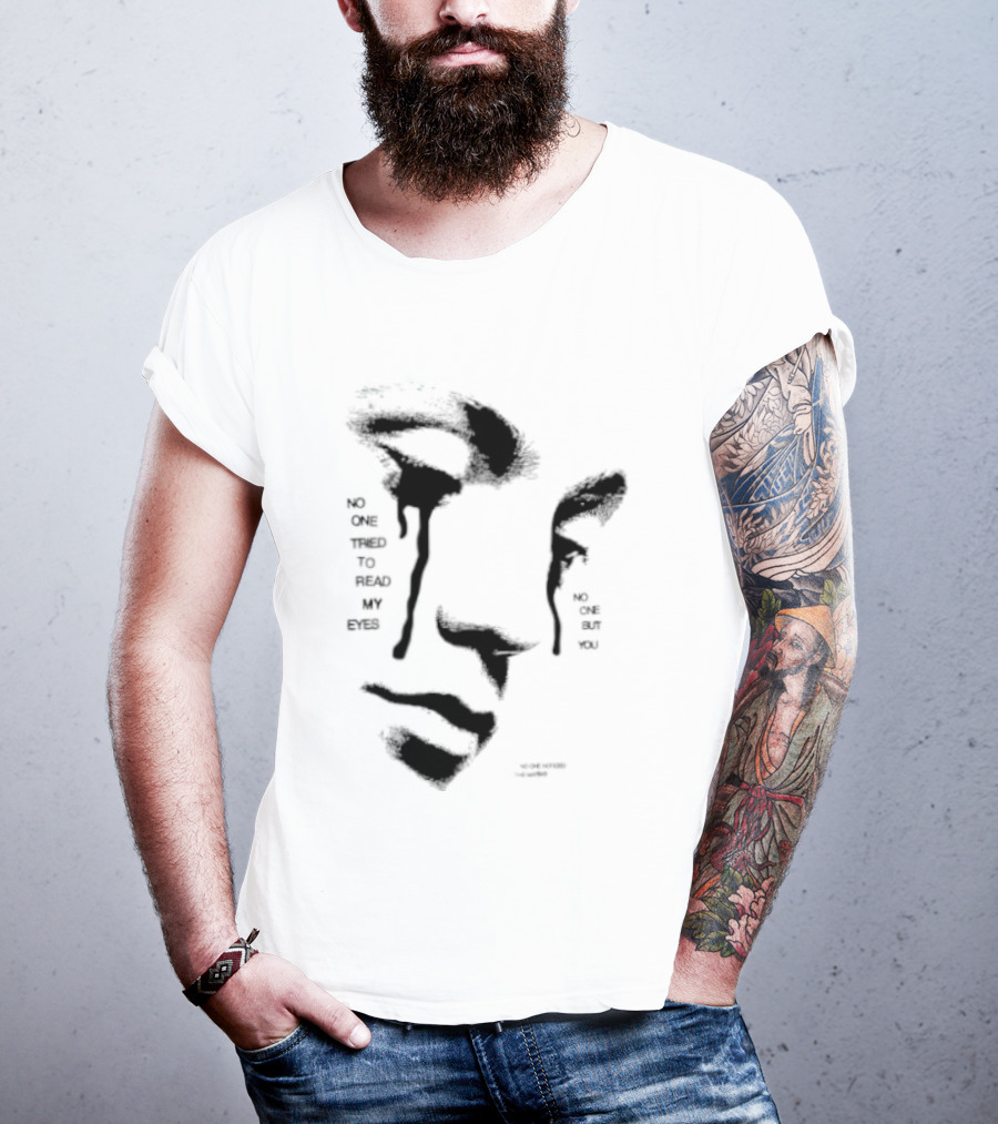 No One Tried To Read My Eyes The Marias Stylized Face T-Shirt
