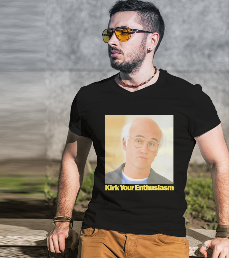 Kirk Your Enthusiasm Larry David Meme T-Shirt