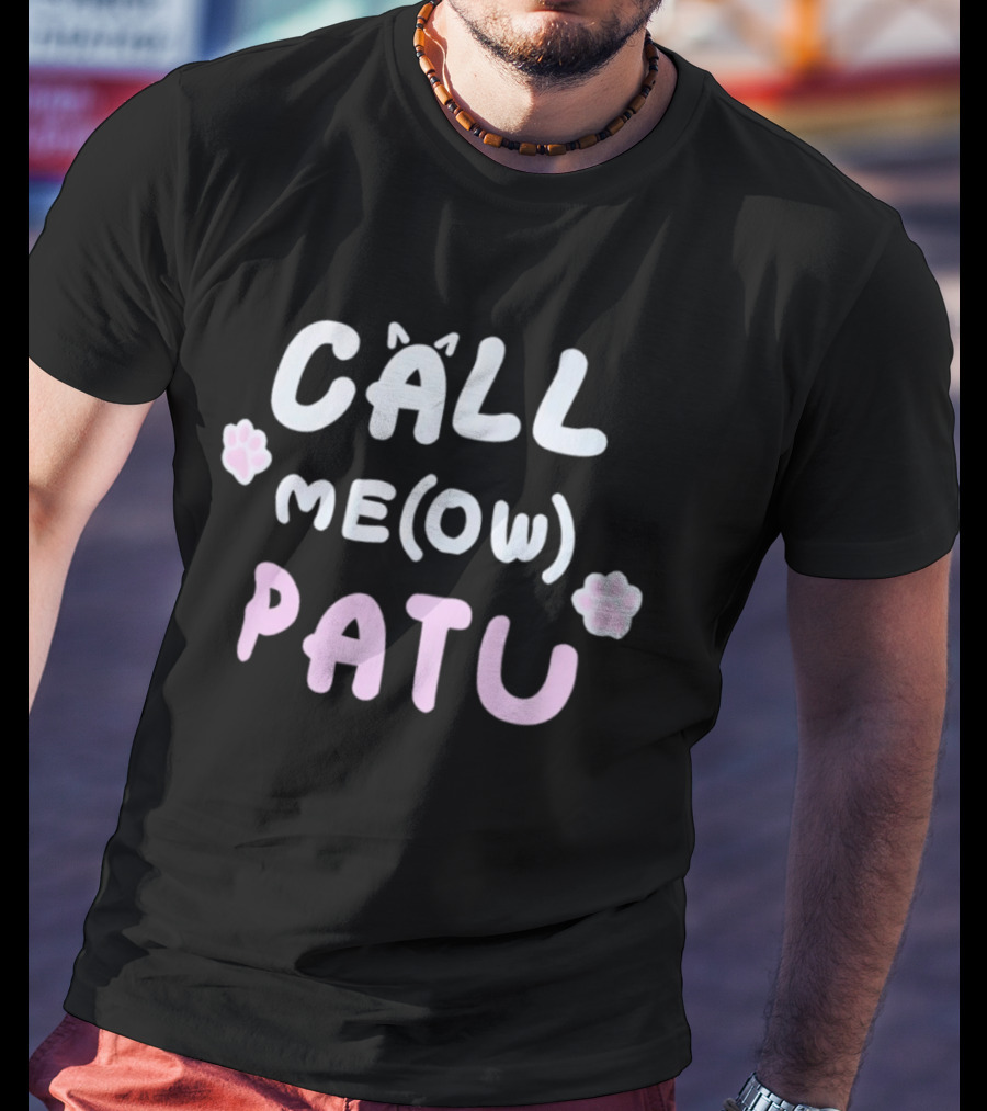 CALL ME(OW) PATU Cat Paw Prints T-Shirt