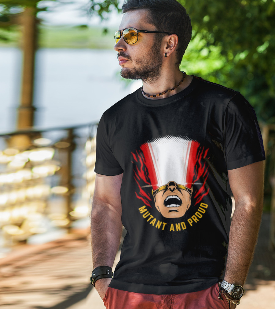 Cyclops Mutant And Proud X Men Marvel Eyebeams T-Shirt