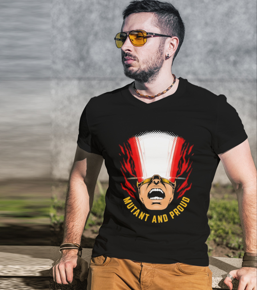Cyclops Mutant And Proud X Men Marvel Eyebeams T-Shirt