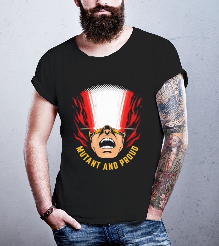 Cyclops Mutant And Proud X Men Marvel Eyebeams T-Shirt