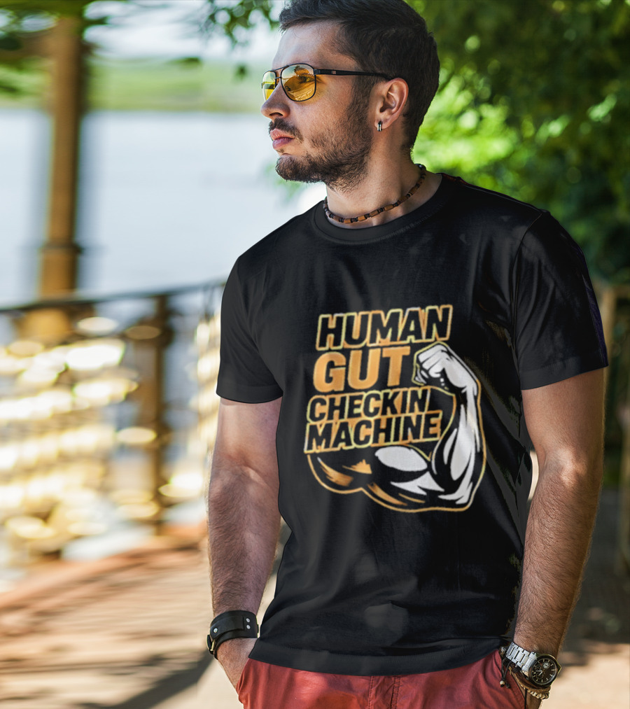 Mike Mondo Human Gut Checkin Machine Fist Flex T-Shirt