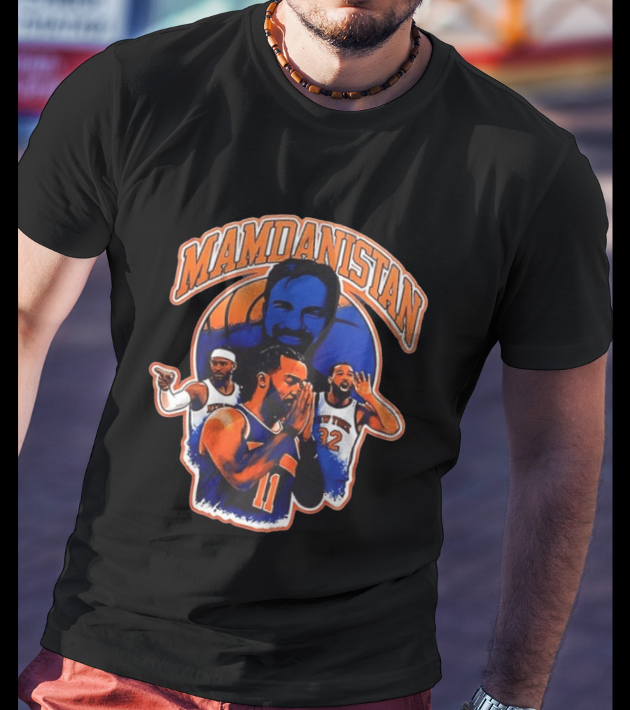 New York Knicks 2026 Mamdani MamdaniStan Basketball Team Players Zohran T-Shirt
