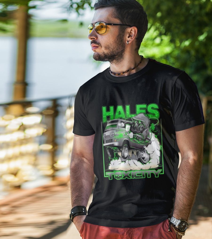 Hales Toxicity Gas Mask Graffiti Van Street T-Shirt