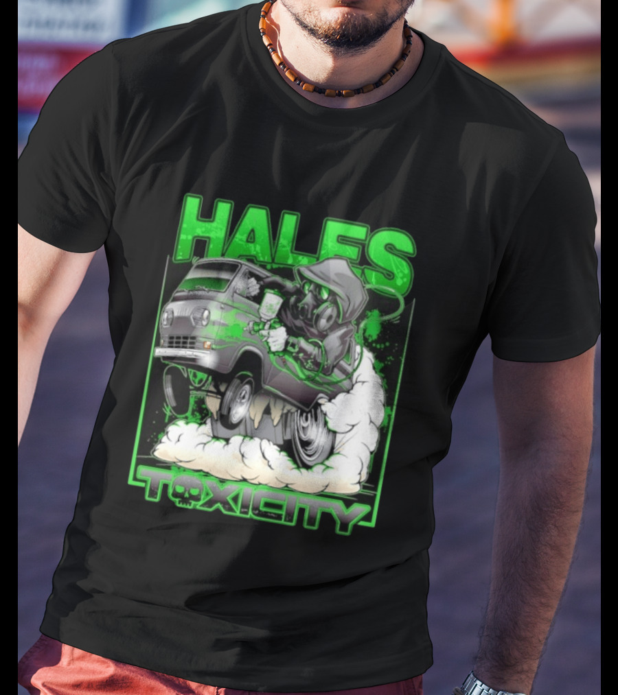 Hales Toxicity Gas Mask Graffiti Van Street T-Shirt
