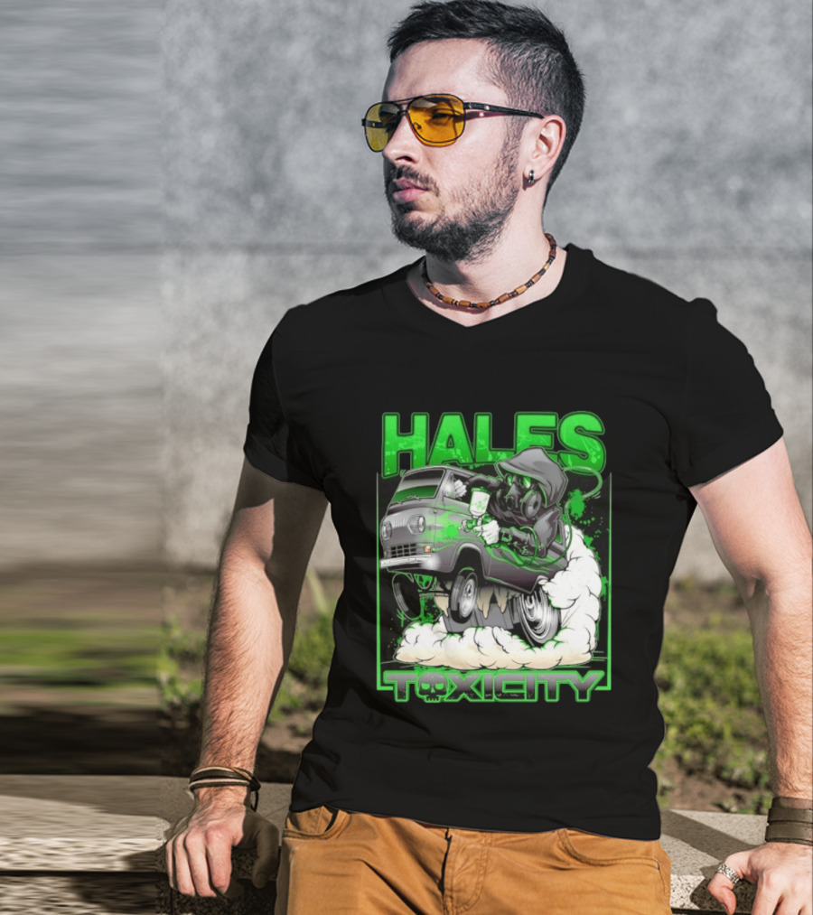 Hales Toxicity Gas Mask Graffiti Van Street T-Shirt