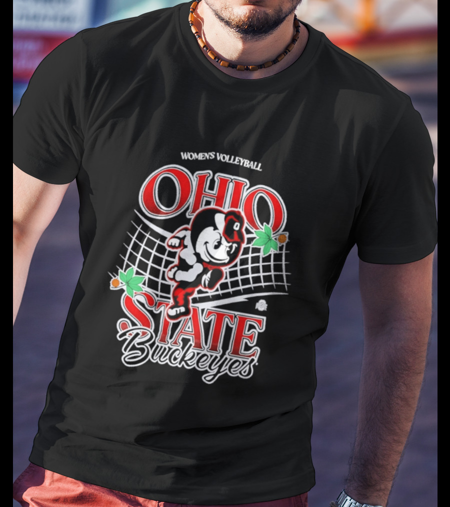 Ohio State Buckeyes Women's Volleyball Vintage Brutus T-Shirt