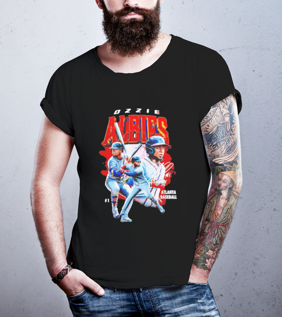 Ozzie Albies Atlanta Baseball 01 2026 MLB Collage T-Shirt
