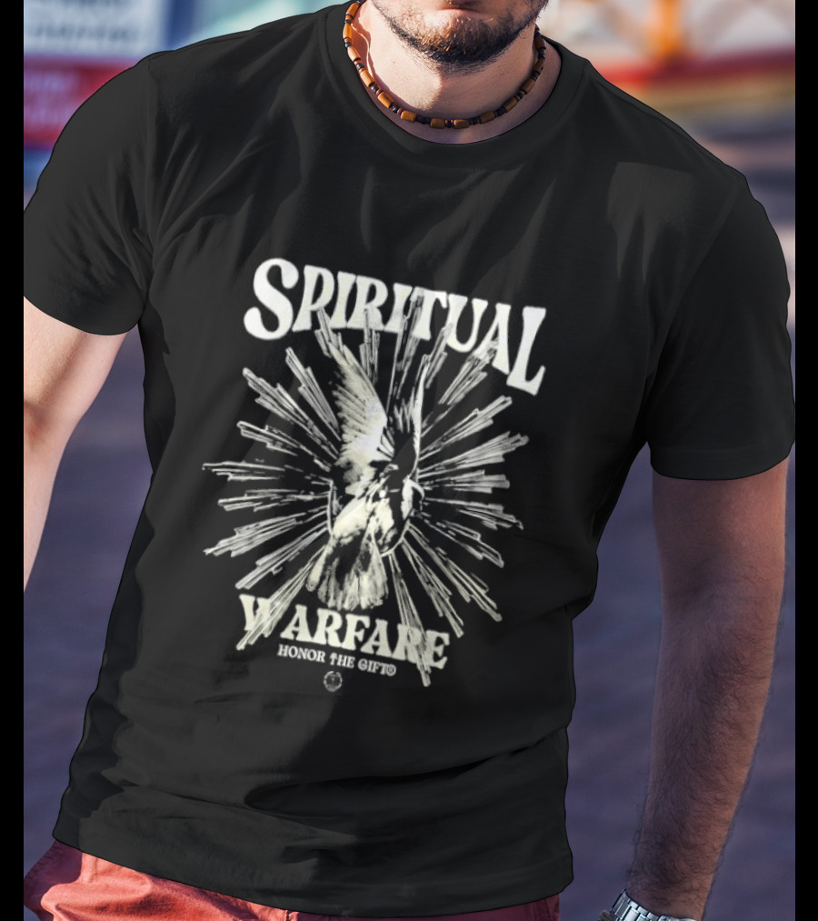 Spiritual Warfare Angelic Burst Honor The T-Shirt