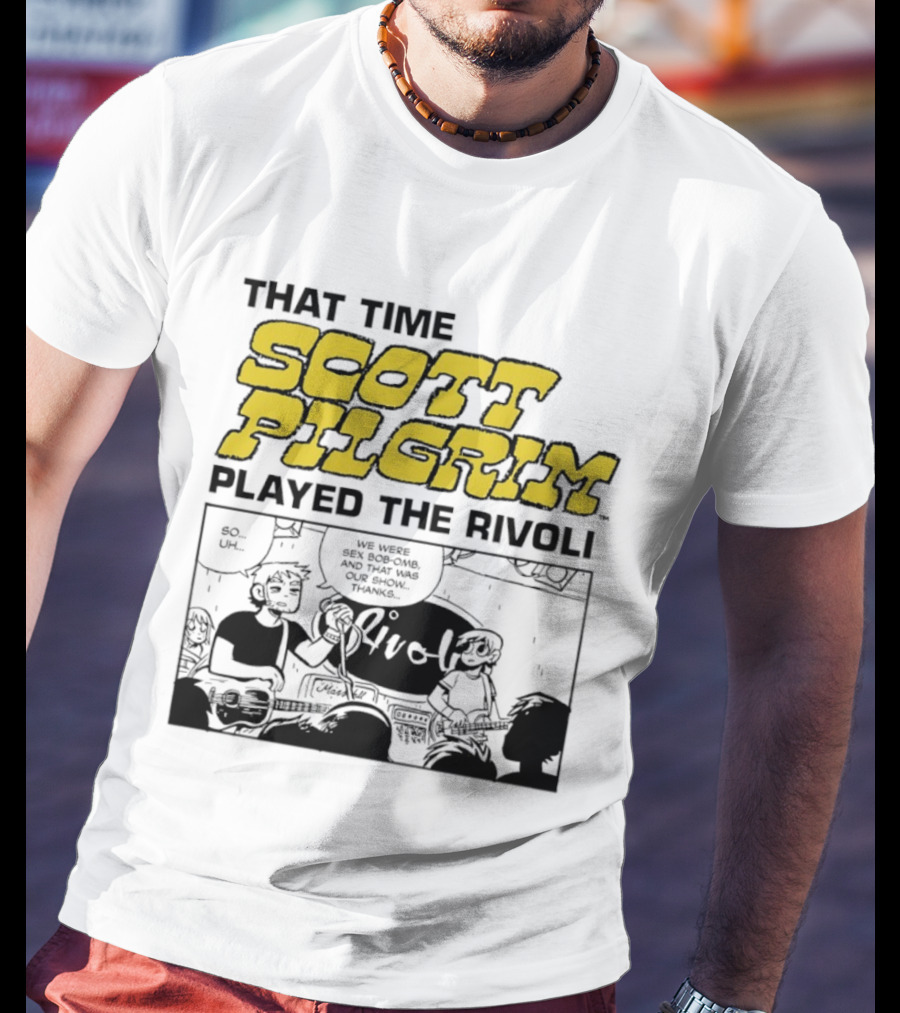 Scott Pilgrim Comic Strip That Time Played The Rivoli T-Shirt