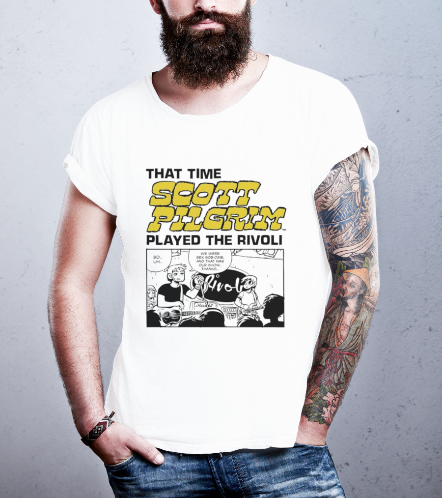 Scott Pilgrim Comic Strip That Time Played The Rivoli T-Shirt