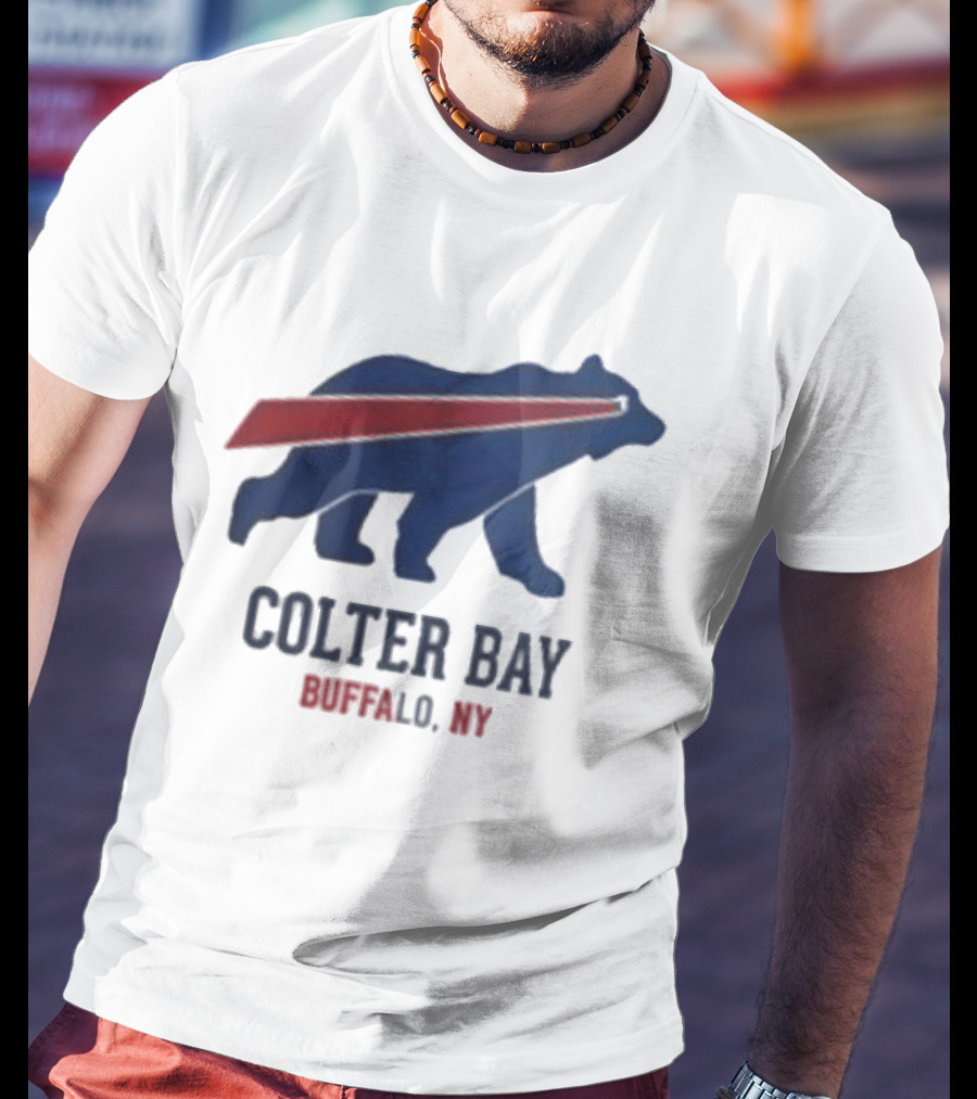 Buffalo Bills Colter Bay NY Beers Make Me Wanna Shout T-Shirt