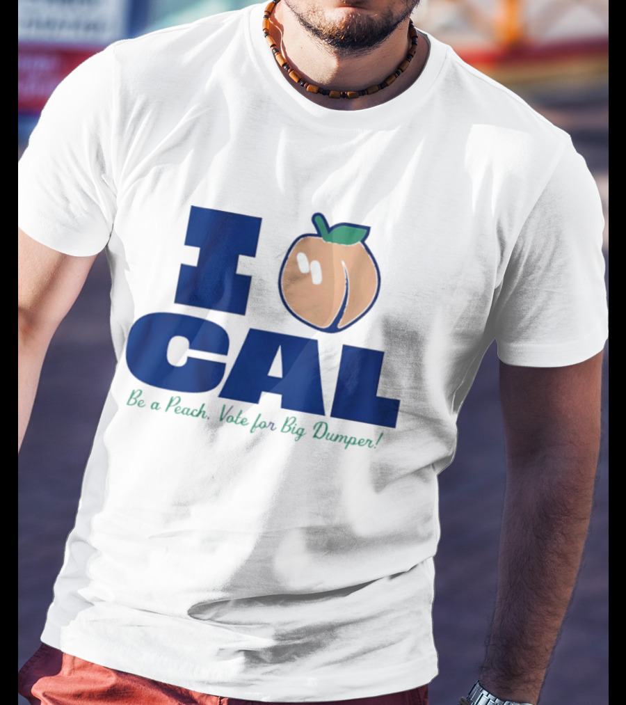 I Love Cal Peach Vote For Big Dumper Cal Raleigh T-Shirt