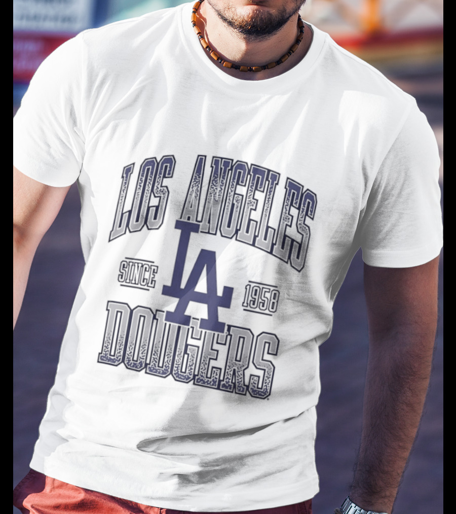 Los Angeles Dodgers LA Since 1958 MLB Baseball T-Shirt