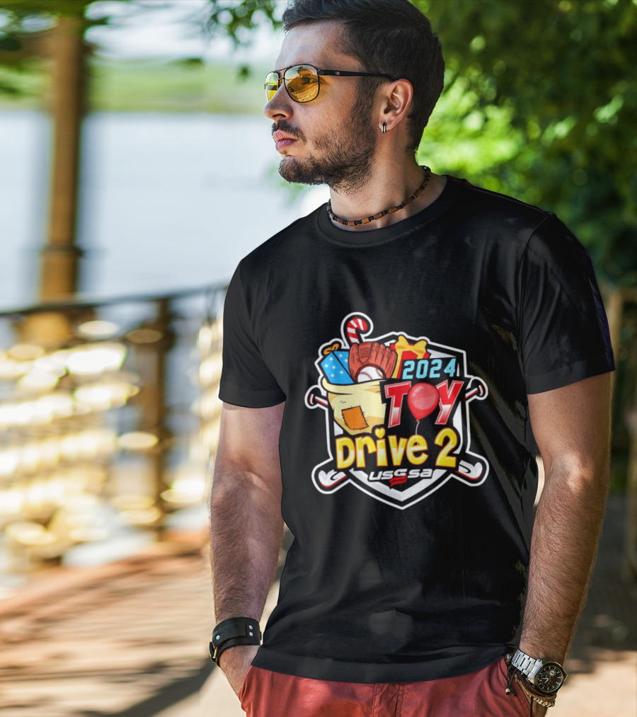 2024 USSSA Toy Drive 2 Baseball Event T-Shirt