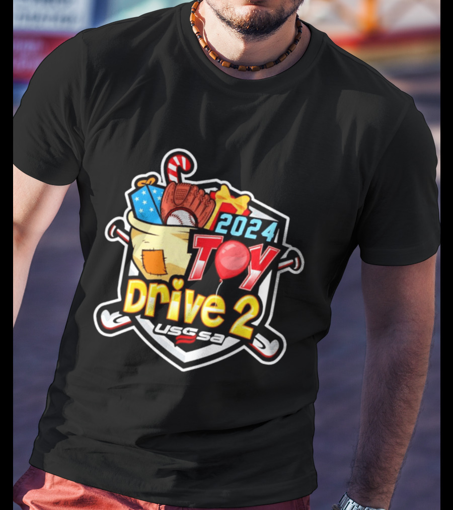 2024 USSSA Toy Drive 2 Baseball Event T-Shirt