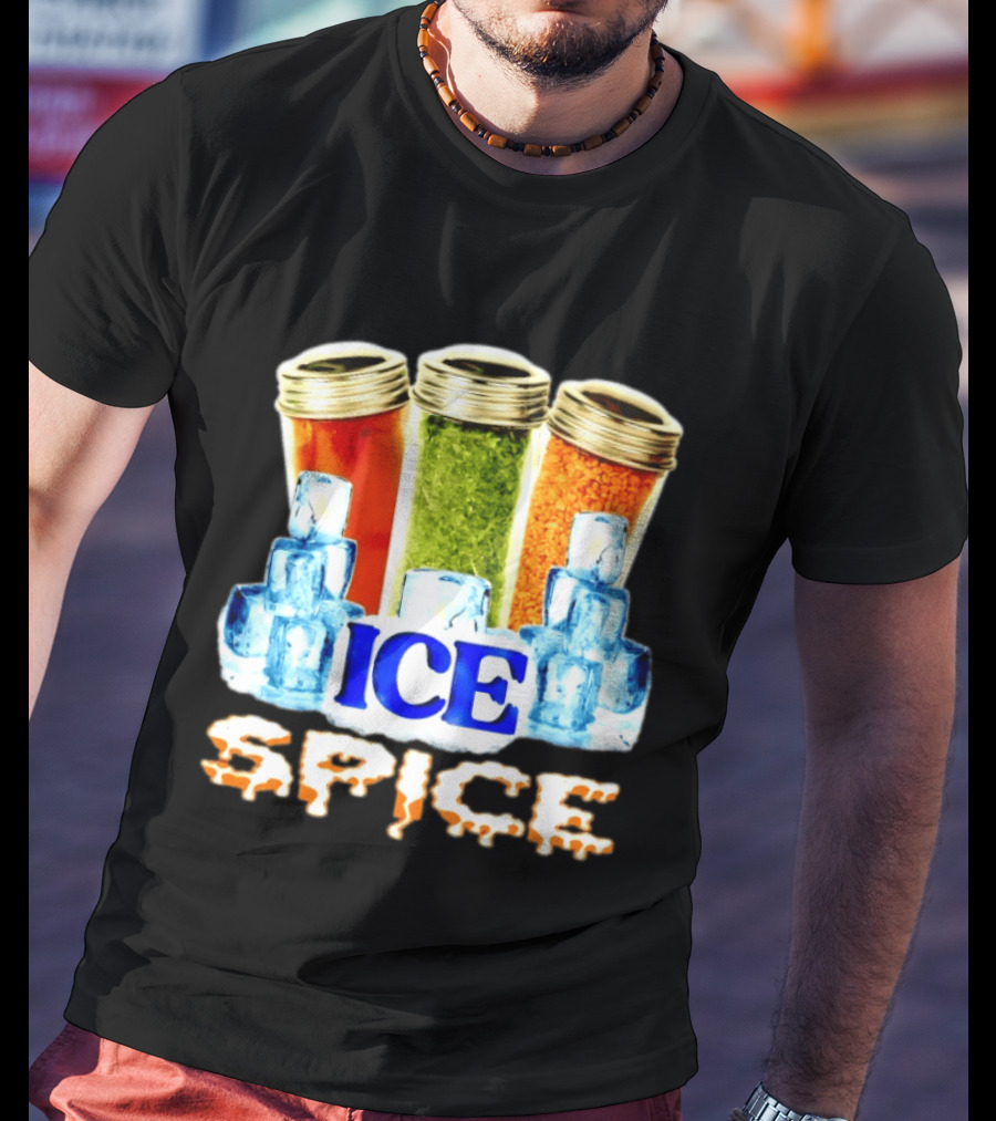 Ice Spice Iced Out Hip Hop Rap Music Funny Wordplay T-Shirt