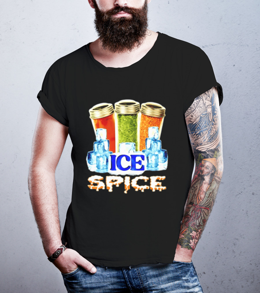 Ice Spice Iced Out Hip Hop Rap Music Funny Wordplay T-Shirt