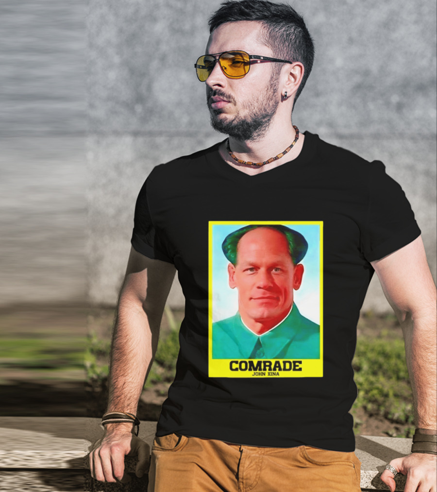Comrade John Xina Meme Mao Zedong Parody Image T-Shirt