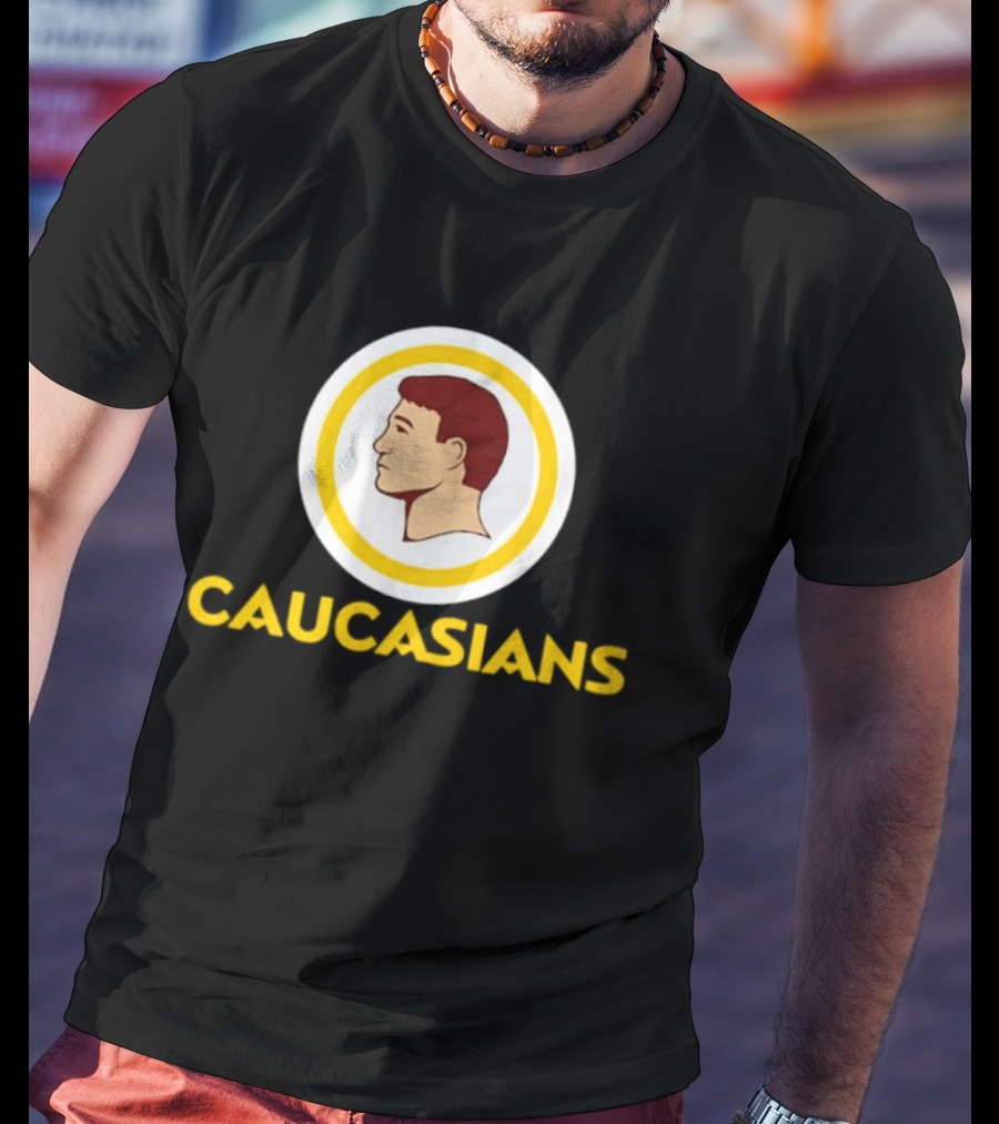 Caucasians Satire Sports Humor Caucasian Face T-Shirt
