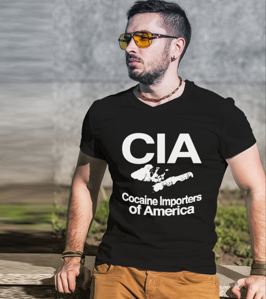 CIA Cocaine Importers Of America Conspiracy Theory T-Shirt