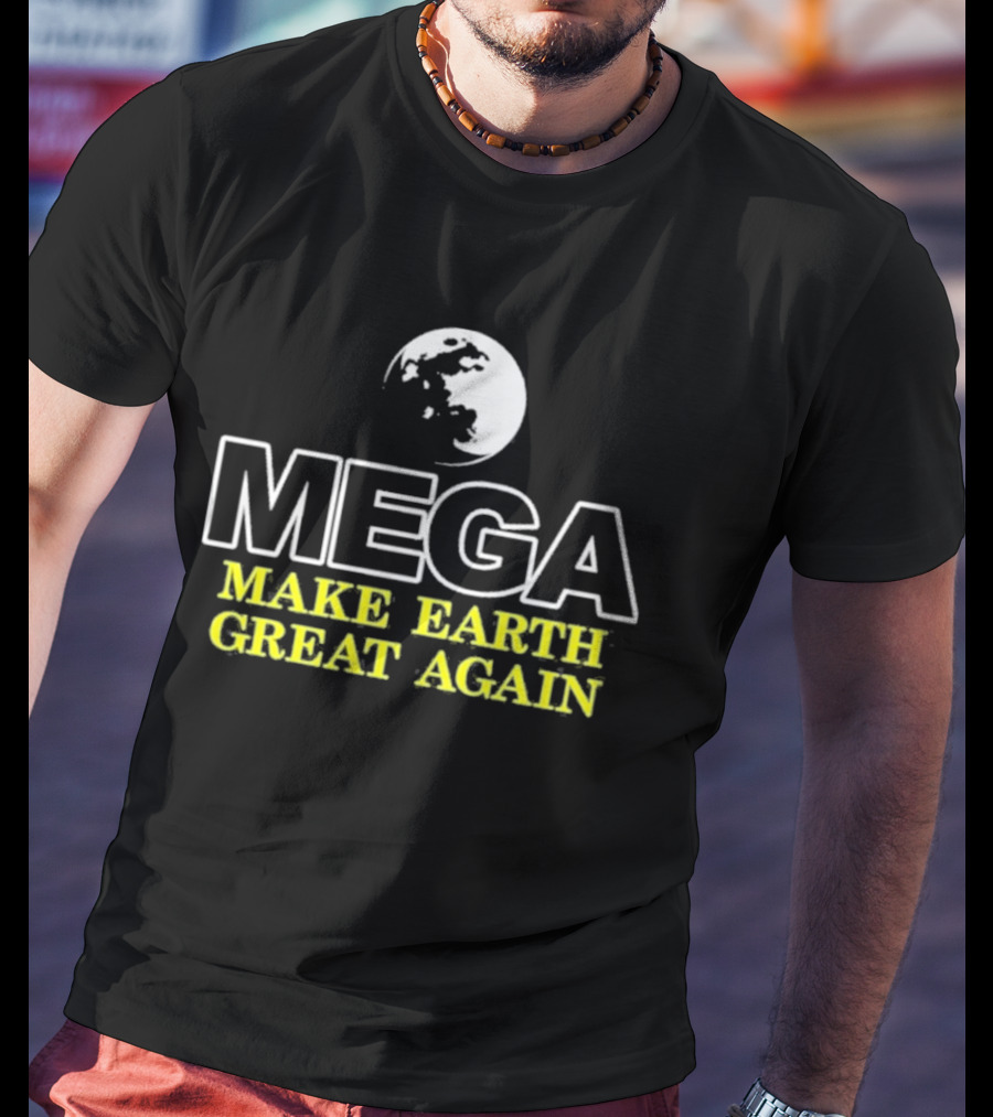 Count Binface MEGA Make Earth Great Again Planet T-Shirt